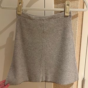 Aritzia Ribbed Mini Skirt